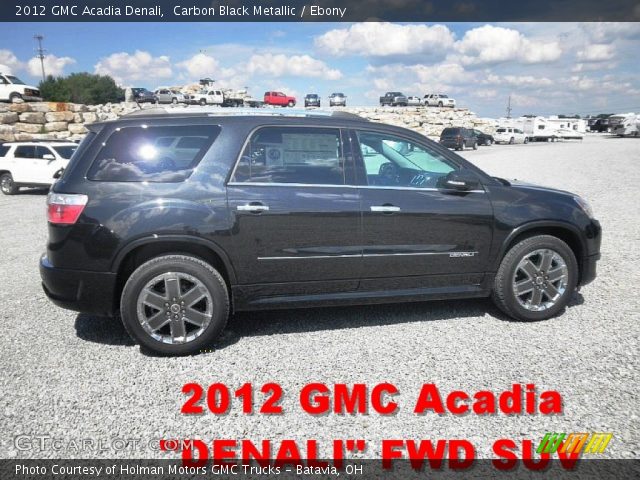 2012 GMC Acadia Denali in Carbon Black Metallic