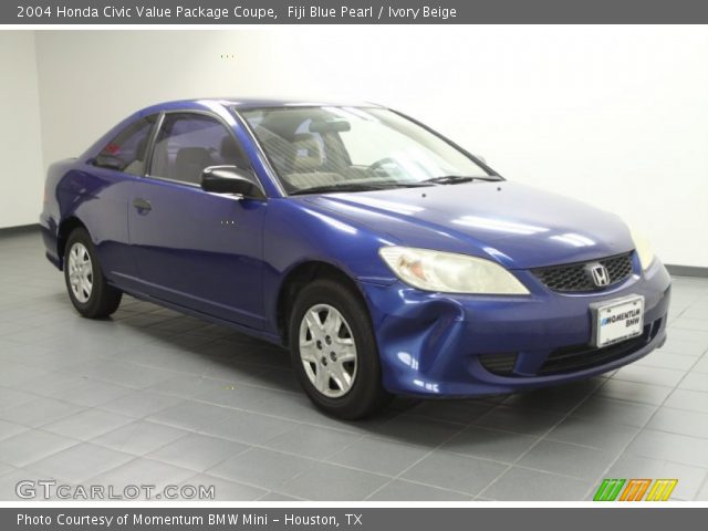 2004 Honda Civic Value Package Coupe in Fiji Blue Pearl