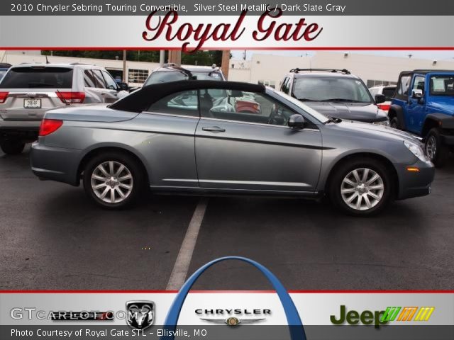 2010 Chrysler Sebring Touring Convertible in Silver Steel Metallic