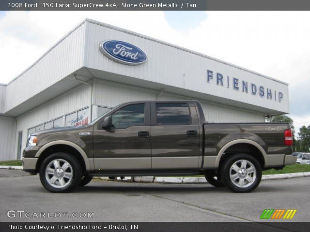 2008 Ford F150 Lariat SuperCrew 4x4 in Stone Green Metallic