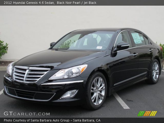 2012 Hyundai Genesis 4.6 Sedan in Black Noir Pearl