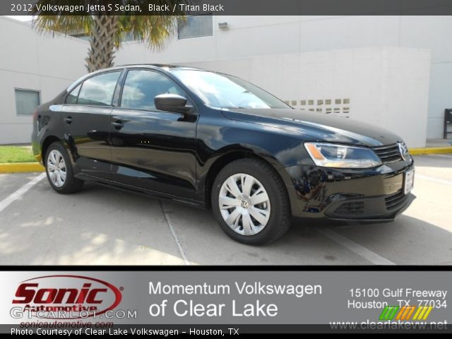 2012 Volkswagen Jetta S Sedan in Black