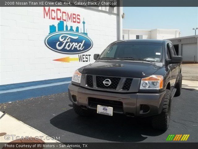 2008 Nissan Titan XE Crew Cab 4x4 in Galaxy Black