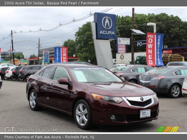 2009 Acura TSX Sedan in Basque Red Pearl