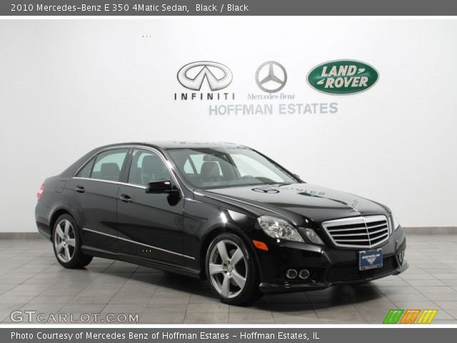 2010 Mercedes-Benz E 350 4Matic Sedan in Black