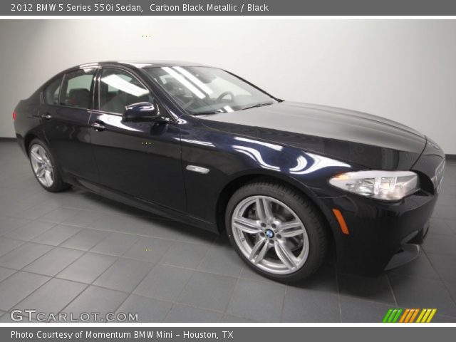 2012 BMW 5 Series 550i Sedan in Carbon Black Metallic