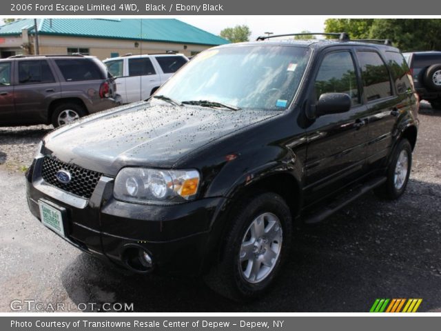 2006 Ford Escape Limited 4WD in Black