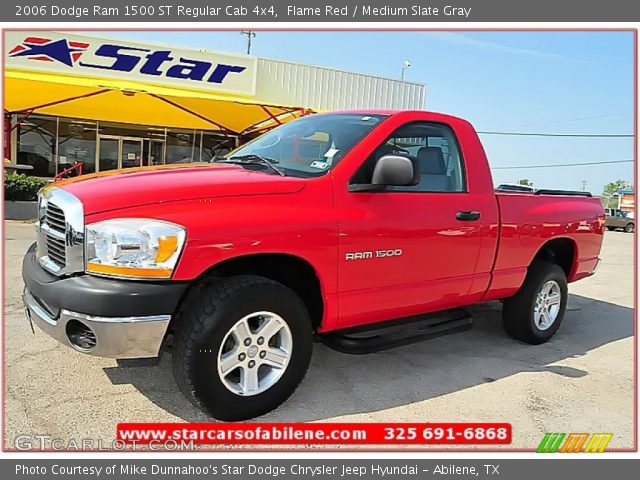 2006 Dodge Ram 1500 ST Regular Cab 4x4 in Flame Red