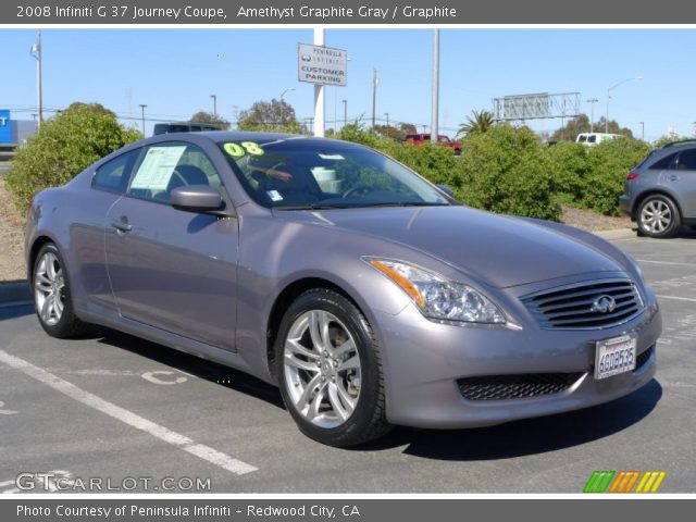 2008 Infiniti G 37 Journey Coupe in Amethyst Graphite Gray