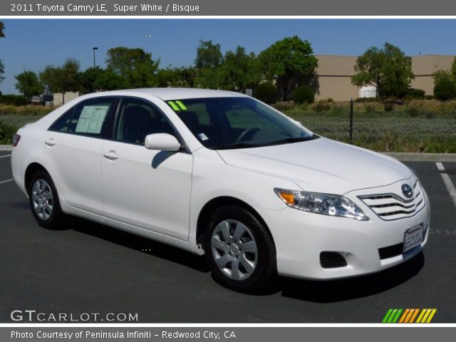 2011 Toyota Camry LE in Super White