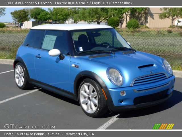 2003 Mini Cooper S Hardtop in Electric Blue Metallic