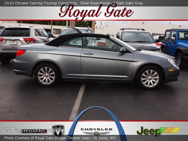 2010 Chrysler Sebring Touring Convertible in Silver Steel Metallic