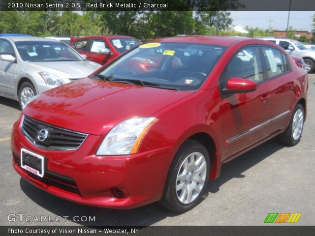 2010 Nissan Sentra 2.0 S in Red Brick Metallic
