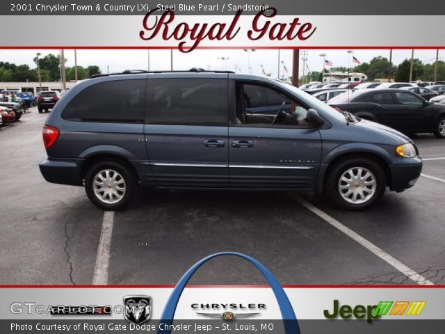 2001 Chrysler Town & Country LXi in Steel Blue Pearl