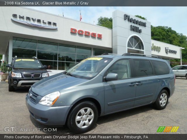 2008 Kia Sedona LX in Glacier Blue Metallic