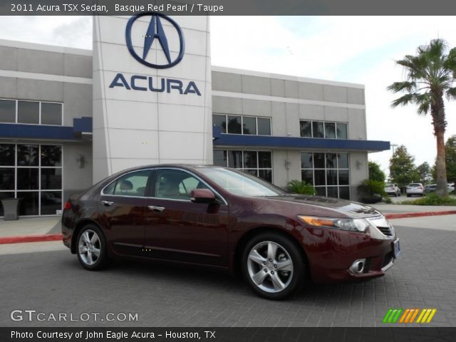 2011 Acura TSX Sedan in Basque Red Pearl