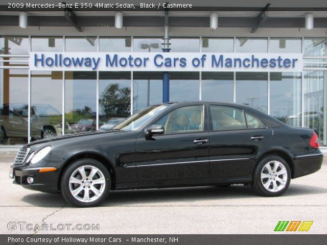 2009 Mercedes-Benz E 350 4Matic Sedan in Black
