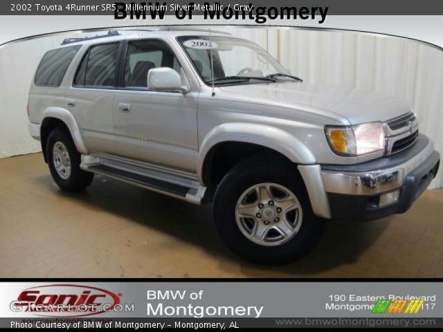 2002 Toyota 4Runner SR5 in Millennium Silver Metallic