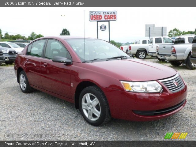 2006 Saturn ION 2 Sedan in Berry Red