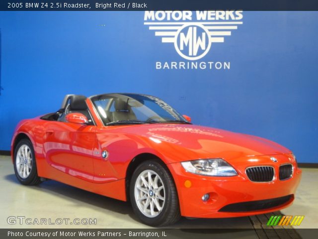 2005 BMW Z4 2.5i Roadster in Bright Red