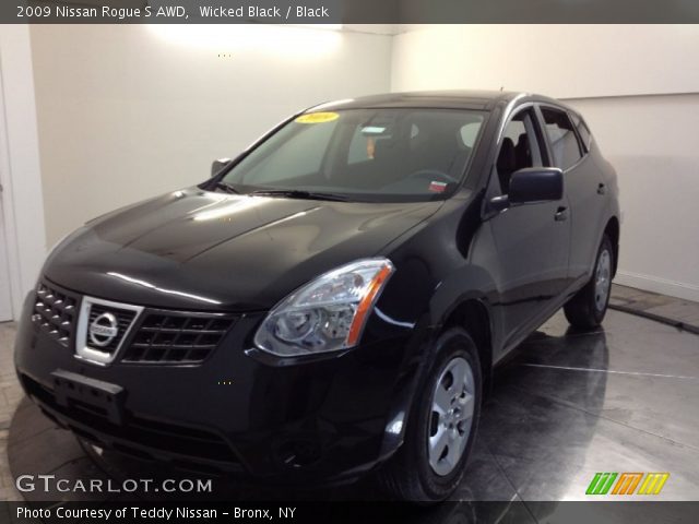2009 Nissan Rogue S AWD in Wicked Black