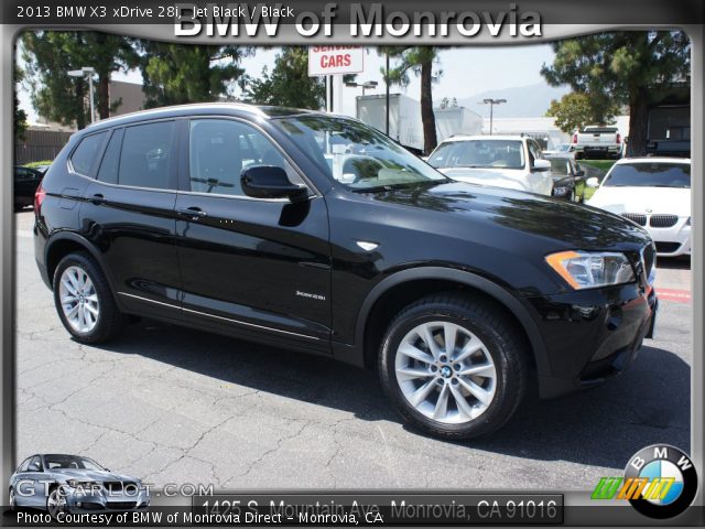 2013 BMW X3 xDrive 28i in Jet Black
