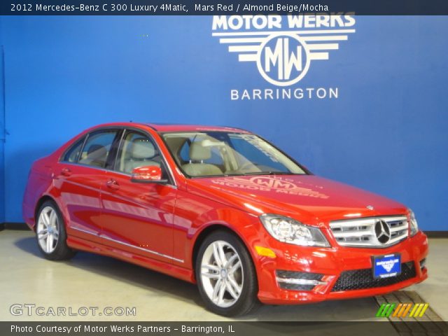 2012 Mercedes-Benz C 300 Luxury 4Matic in Mars Red