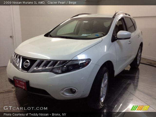 2009 Nissan Murano SL AWD in Glacier Pearl
