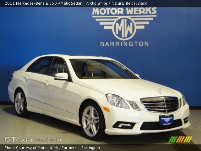 2011 Mercedes-Benz E 550 4Matic Sedan in Arctic White