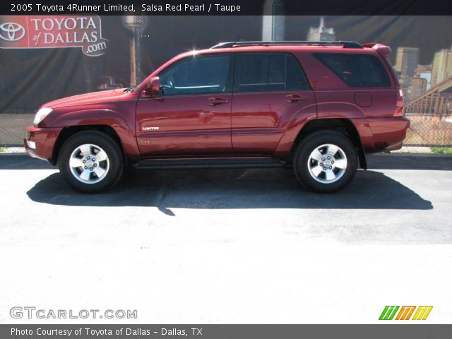 2005 Toyota 4Runner Limited in Salsa Red Pearl