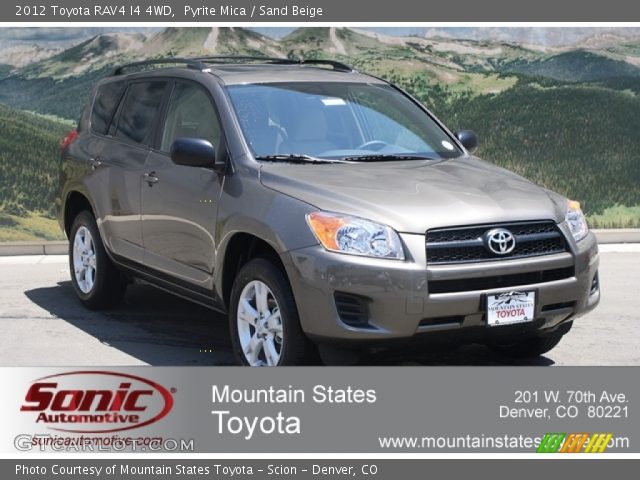 2012 Toyota RAV4 I4 4WD in Pyrite Mica