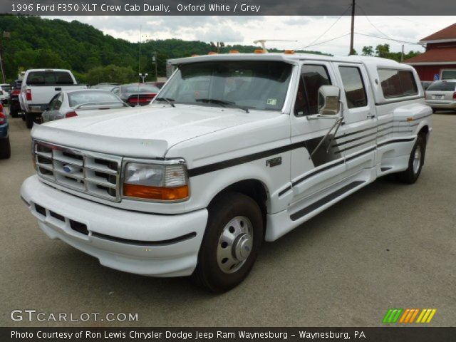 1996 Ford F350 XLT Crew Cab Dually in Oxford White