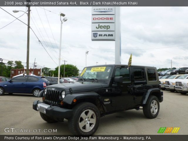 2008 Jeep Wrangler Unlimited Sahara 4x4 in Black