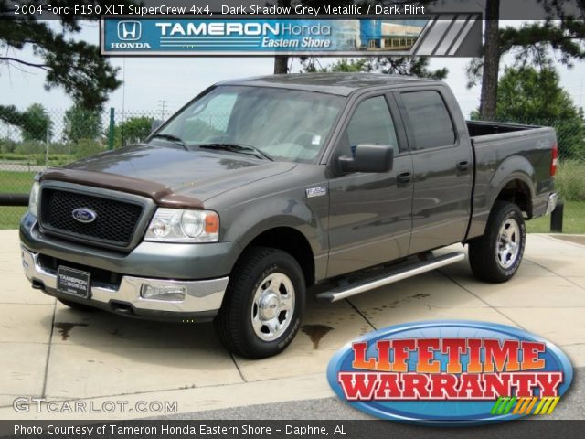 2004 Ford F150 XLT SuperCrew 4x4 in Dark Shadow Grey Metallic