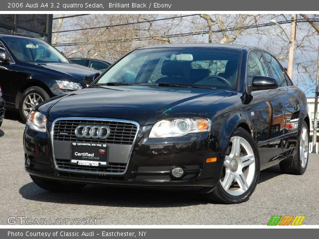 2006 Audi A4 3.2 quattro Sedan in Brilliant Black