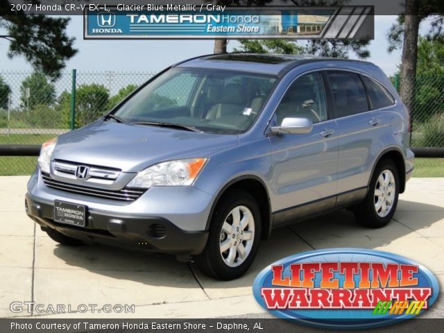 2007 Honda CR-V EX-L in Glacier Blue Metallic