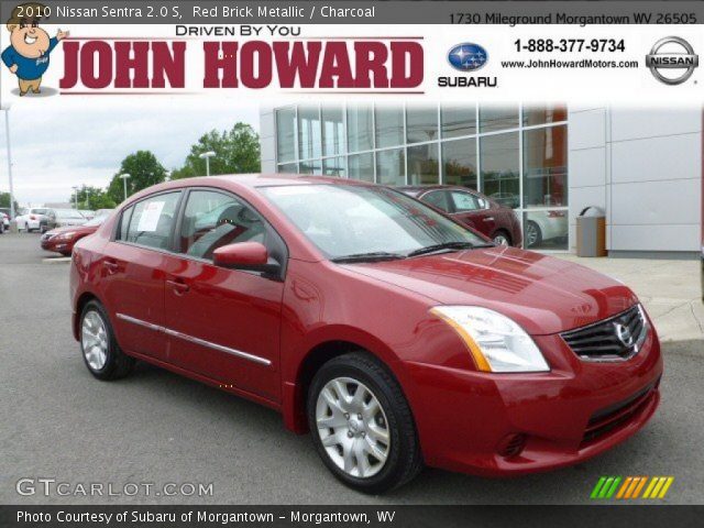 2010 Nissan Sentra 2.0 S in Red Brick Metallic