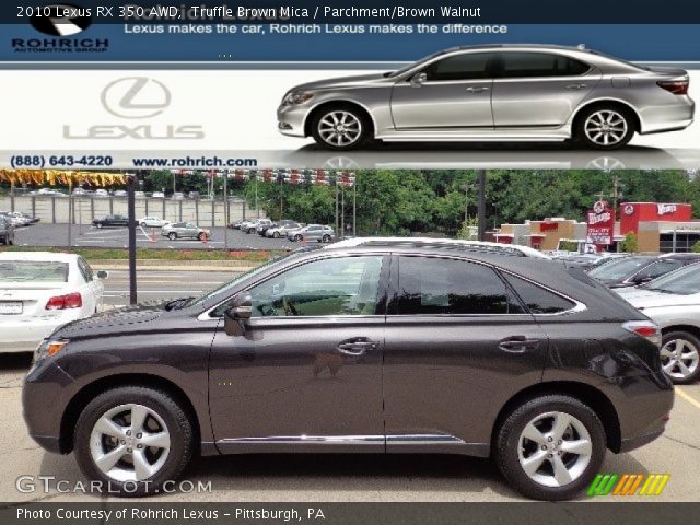 2010 Lexus RX 350 AWD in Truffle Brown Mica