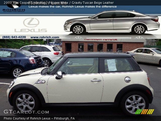2009 Mini Cooper S Hardtop in Pepper White