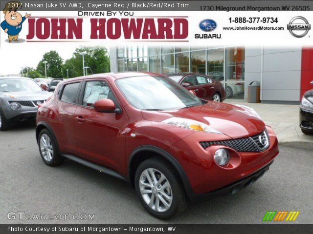 2012 Nissan Juke SV AWD in Cayenne Red