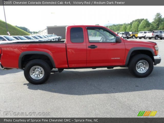 2005 Chevrolet Colorado Extended Cab 4x4 in Victory Red