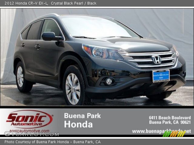 2012 Honda CR-V EX-L in Crystal Black Pearl