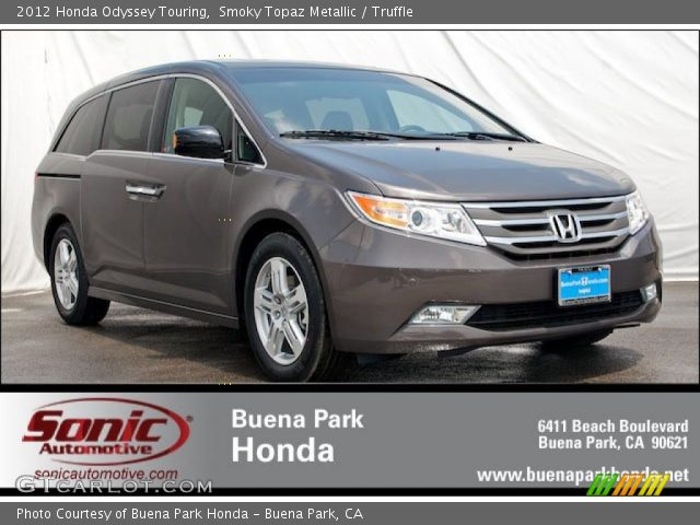 2012 Honda Odyssey Touring in Smoky Topaz Metallic