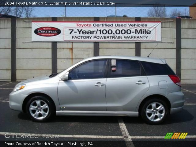 2004 Toyota Matrix XR in Lunar Mist Silver Metallic