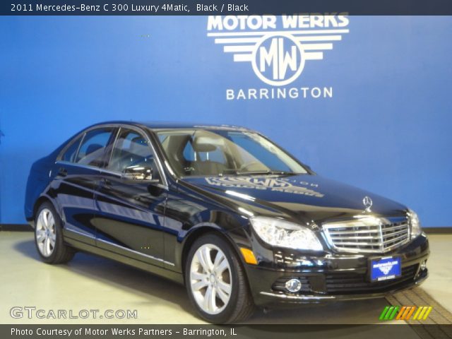 2011 Mercedes-Benz C 300 Luxury 4Matic in Black
