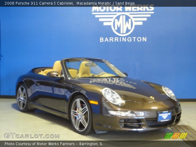 2008 Porsche 911 Carrera S Cabriolet in Macadamia Metallic