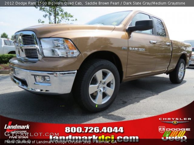 2012 Dodge Ram 1500 Big Horn Quad Cab in Saddle Brown Pearl