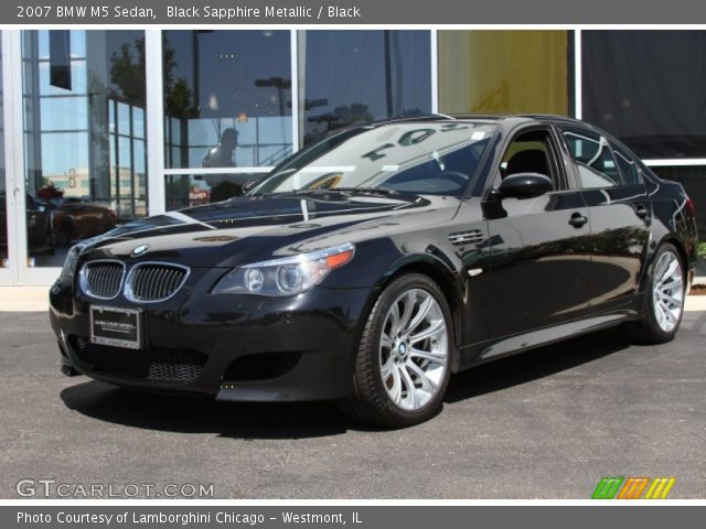 2007 BMW M5 Sedan in Black Sapphire Metallic