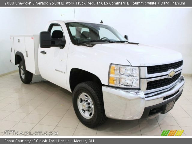2008 Chevrolet Silverado 2500HD Work Truck Regular Cab Commercial in Summit White
