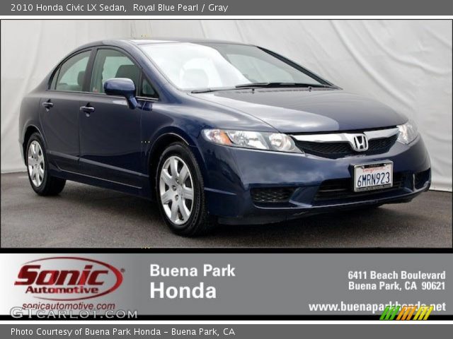 2010 Honda Civic LX Sedan in Royal Blue Pearl